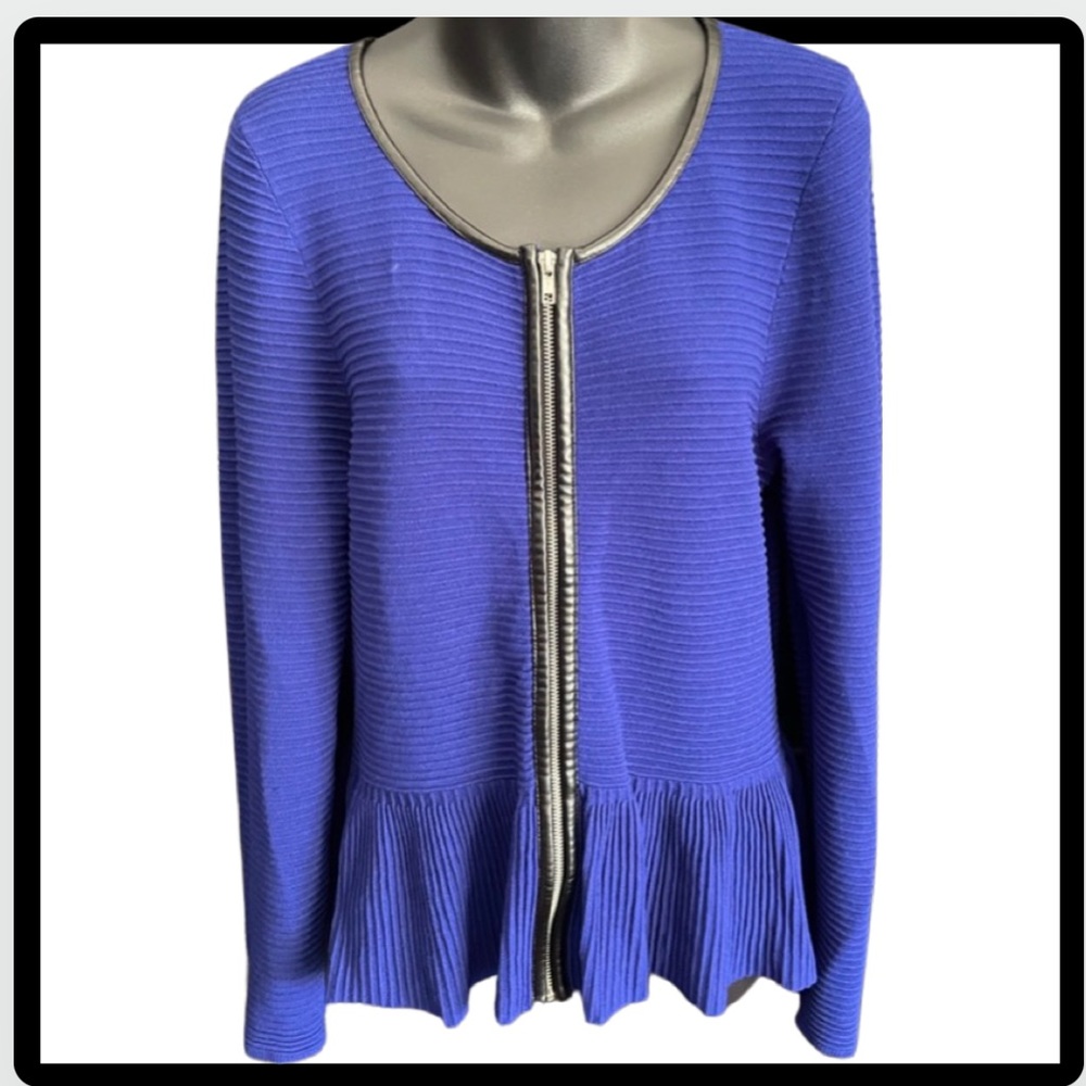 Gorgeous Royal blue zip up sweater